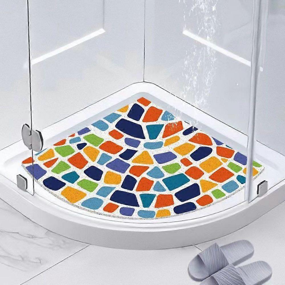 1pcs bathroom non-slip floor mat--color stone