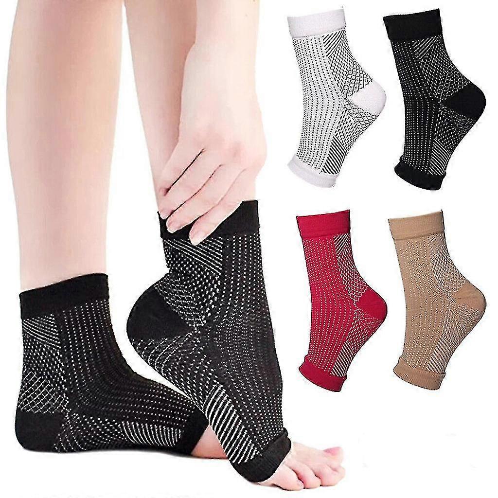 1 Pairs Amrelieve Soothesocks For Neuropathy Compression Ankle Support Socks