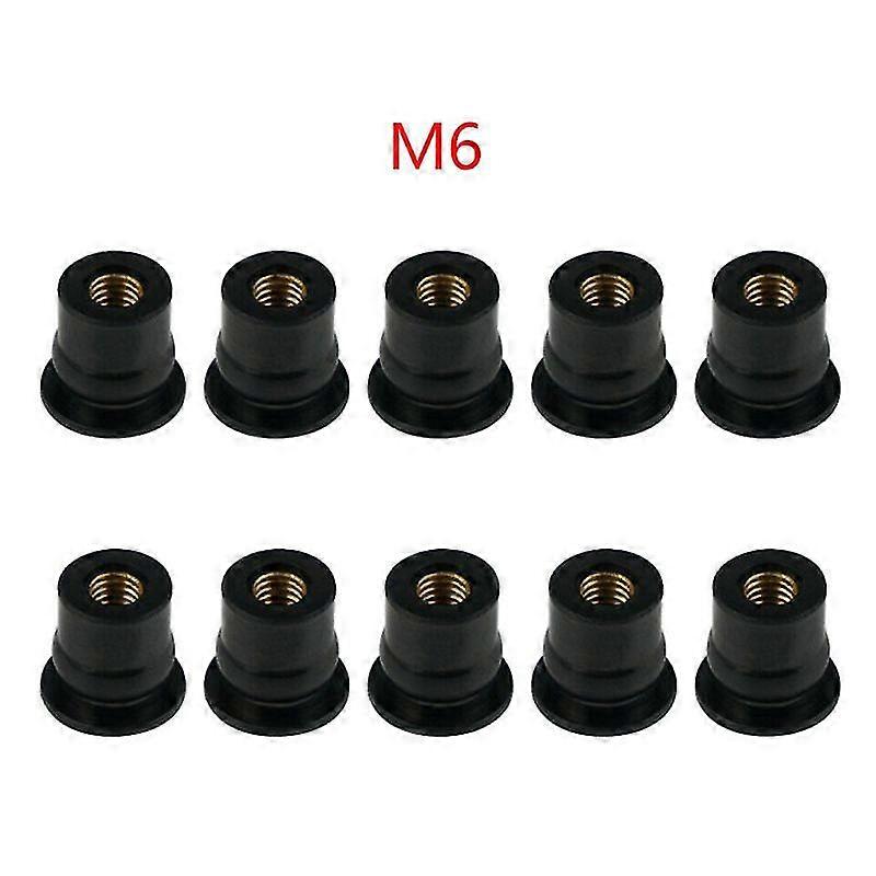 M4/m5/m6 Rubber Well Nuts Blind Fastener Windscreen Windshield Fairing Cowl