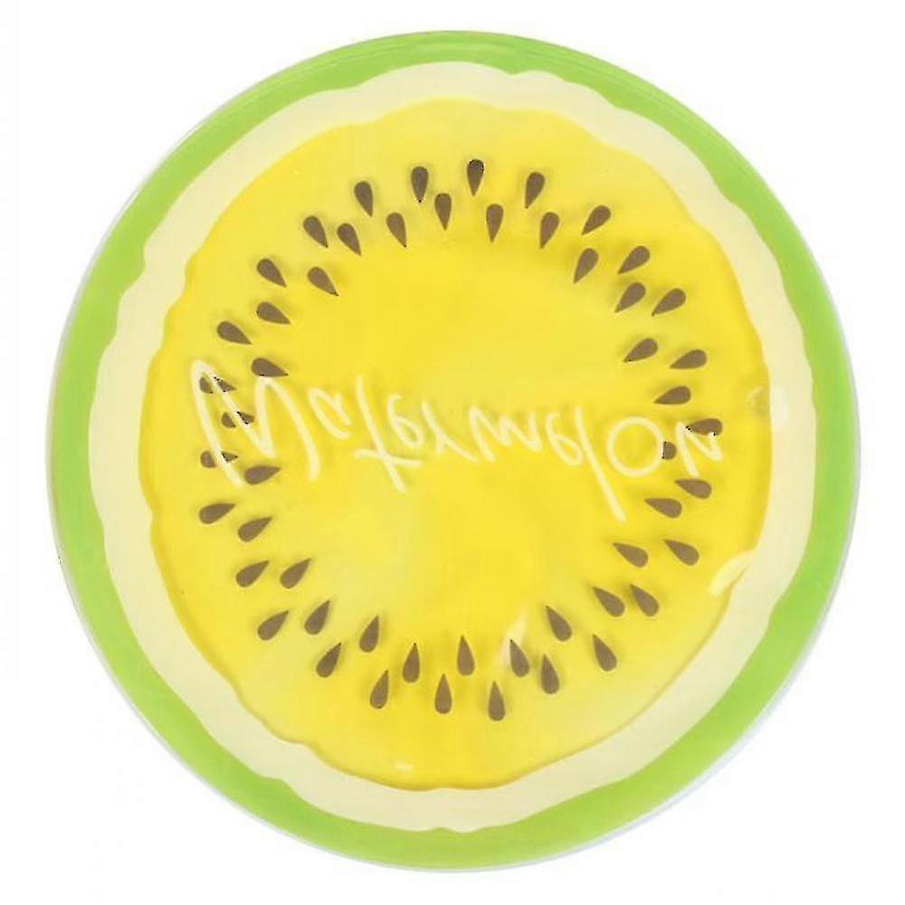 Transparent Fruit Cooling Pad, Round Gel Ice Pad, Multifunctional Cooling Pad(Yellow)