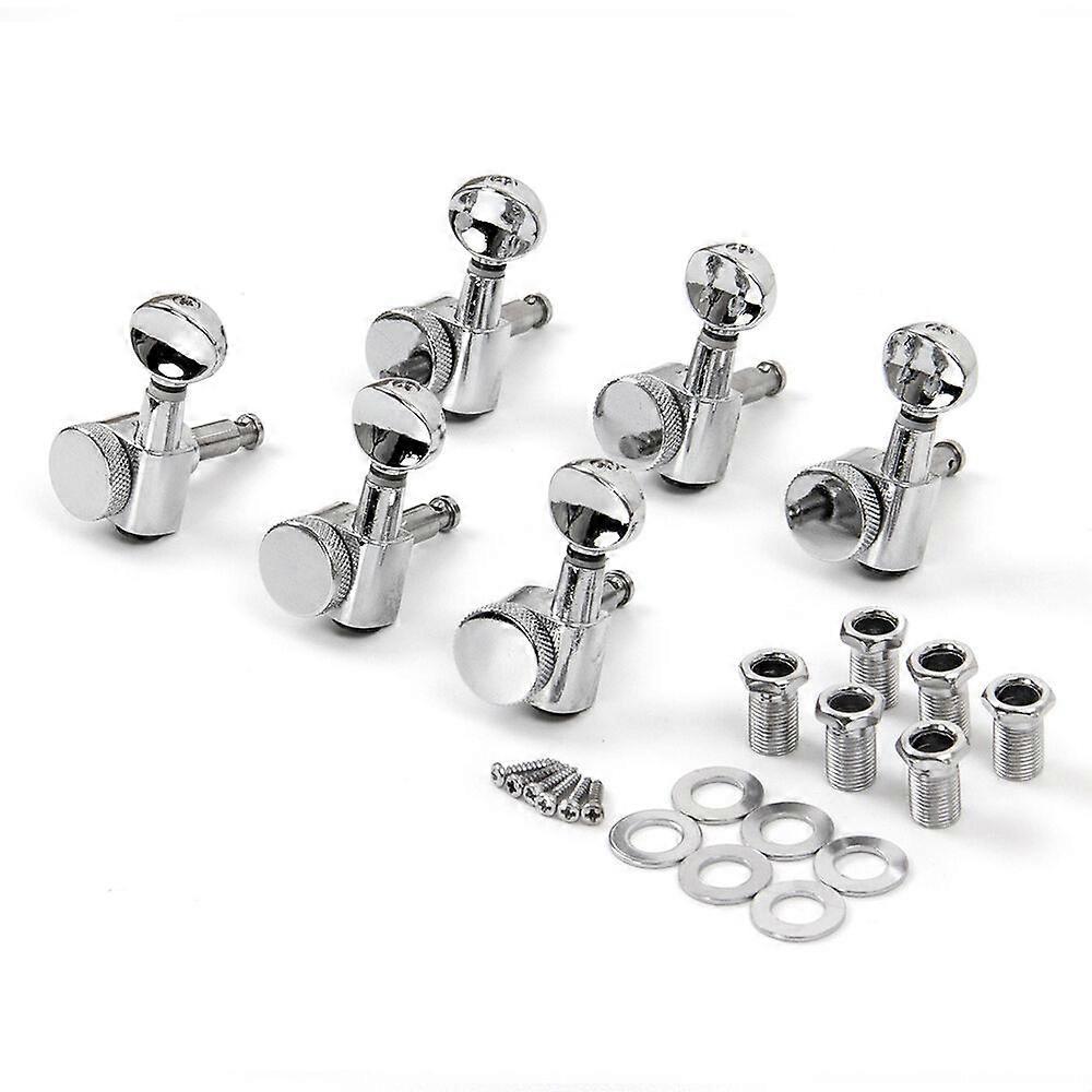 Kmise Electric Guitar Tuning Pegs Locking Tuners 6L Machine Heads Tuning Keys