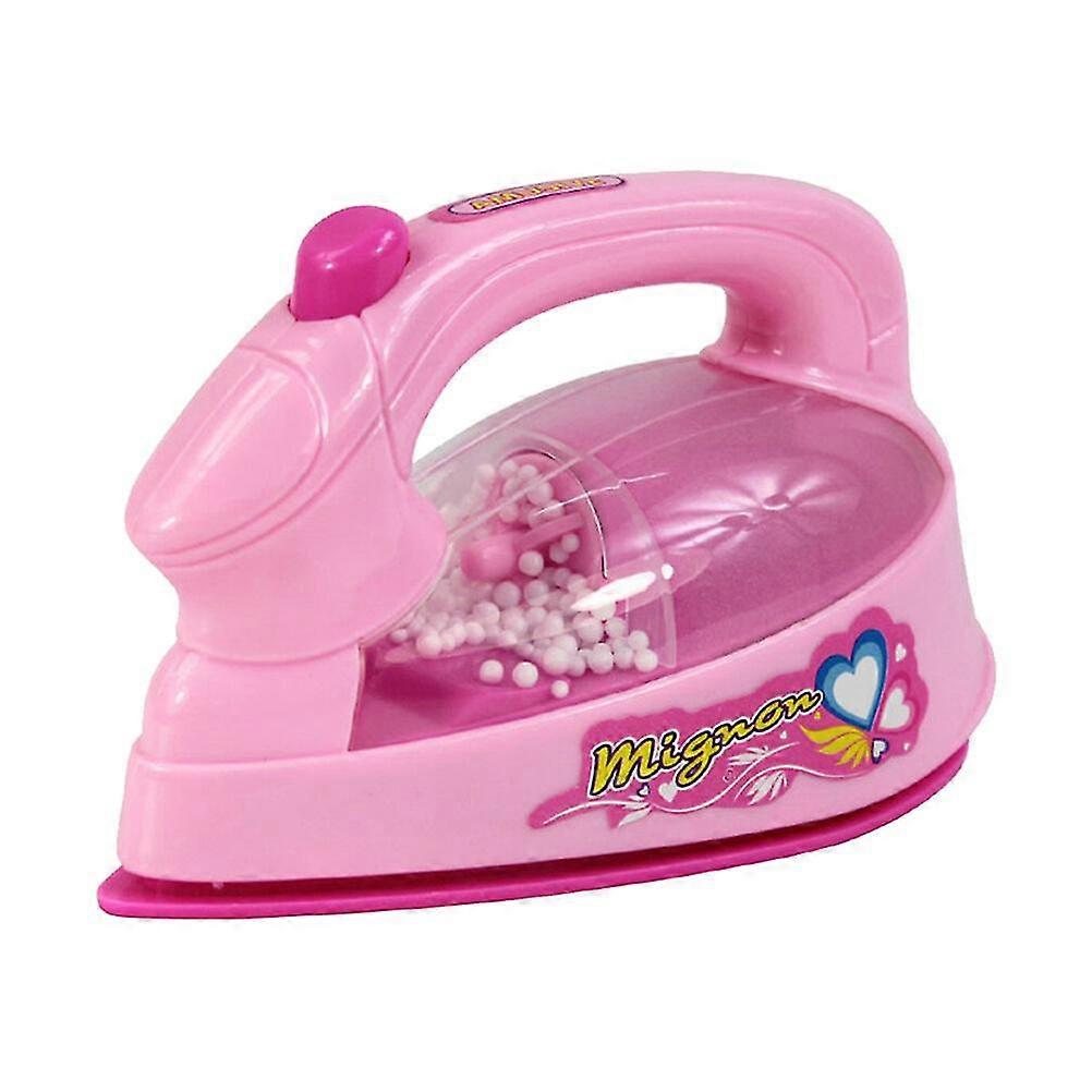 おもちゃの子供たちは、電気アイロンの遊びのふりをして、家の子供たちの電気アイロンの女の子の電気の鉄のおもちゃの幼児