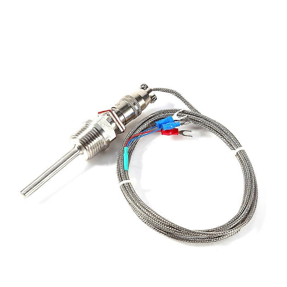 RTD PT100 Temperature Sensor 1/2" NPT Threads with 2 Meter Cable