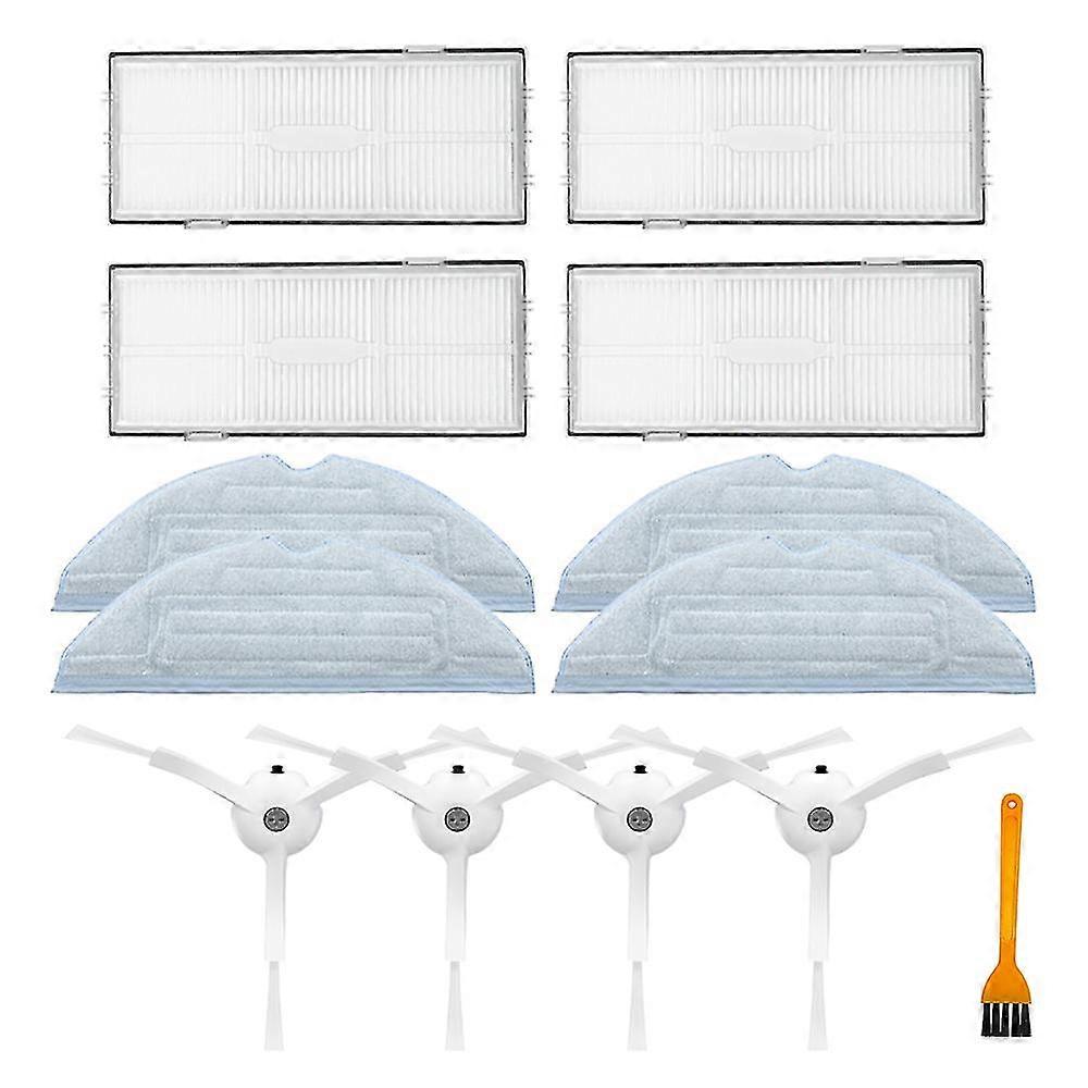 13pcs Replacement Mop Rag Hepa Filter Side Brush For Xiaomi Roborock