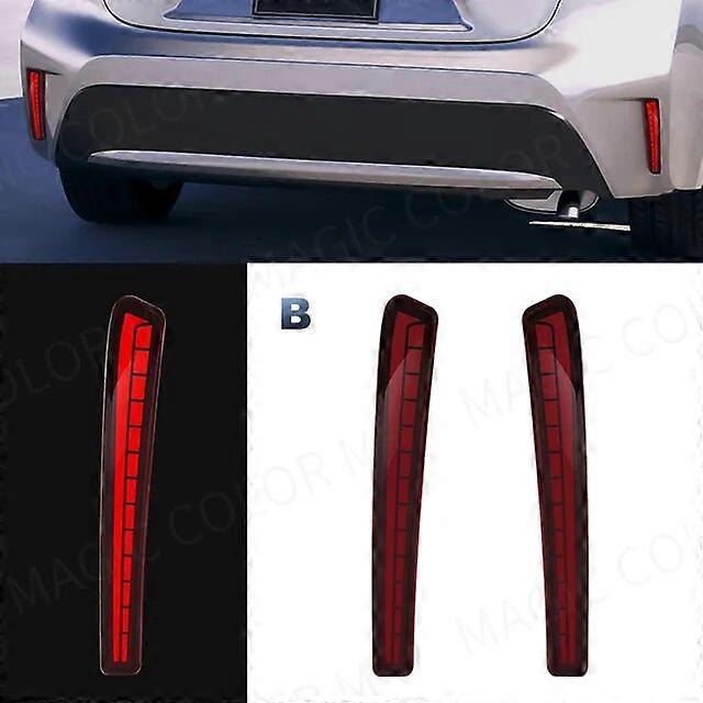 For Toyota Corolla Altis L LE XLE 2020 2021 Car Rear Bumper Reflector Red Smoked Sequential Turn Signal Light Brake Fog Lamp 12V