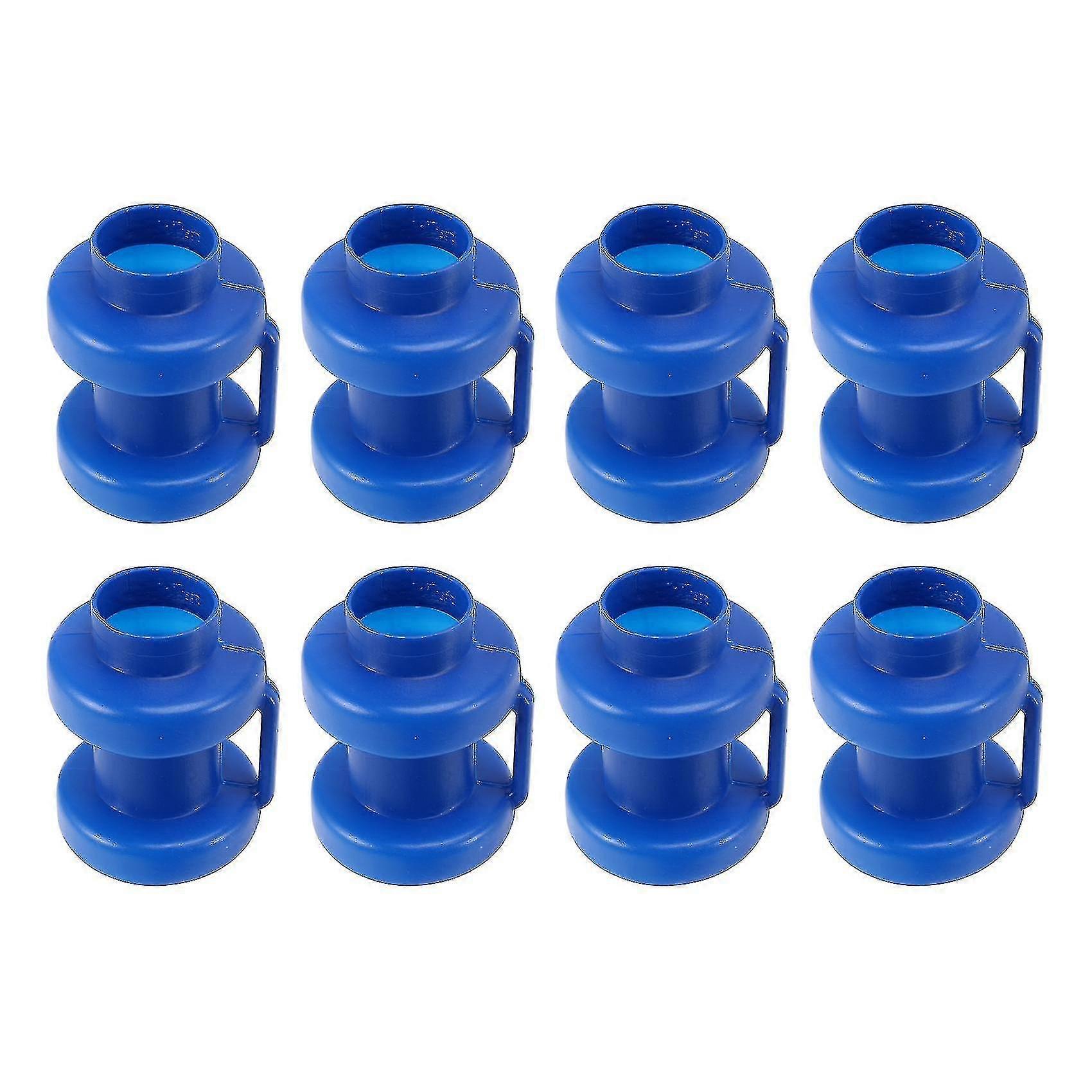 8pcs Trampoline Enclosure Pole Cap Plastic Trampoline Pole Caps Replacement Mini Trampoline Leg Cap