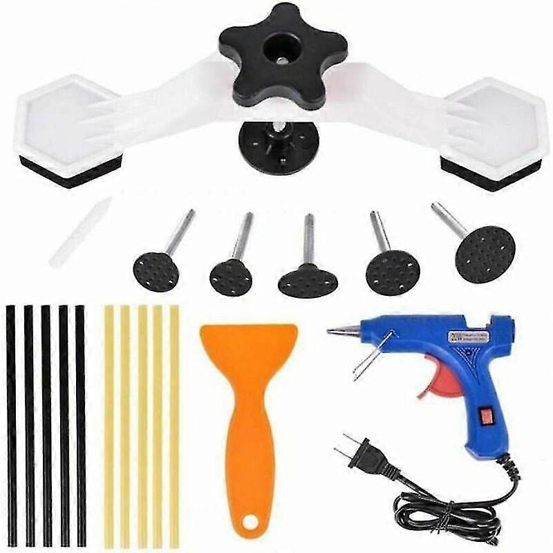 Ausbeulwerkzeug, 19-Teiliges Unlackiertes Ausbeulwerkzeug-Set Fr Auto, Motorrad Oder Lkw