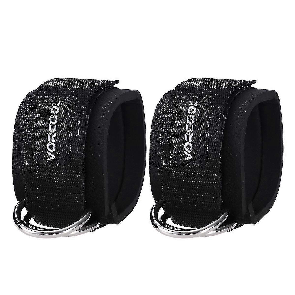 Ankle Strap Multi Gym Cable Attachment D-ring Leg Thigh Pulley For Workout