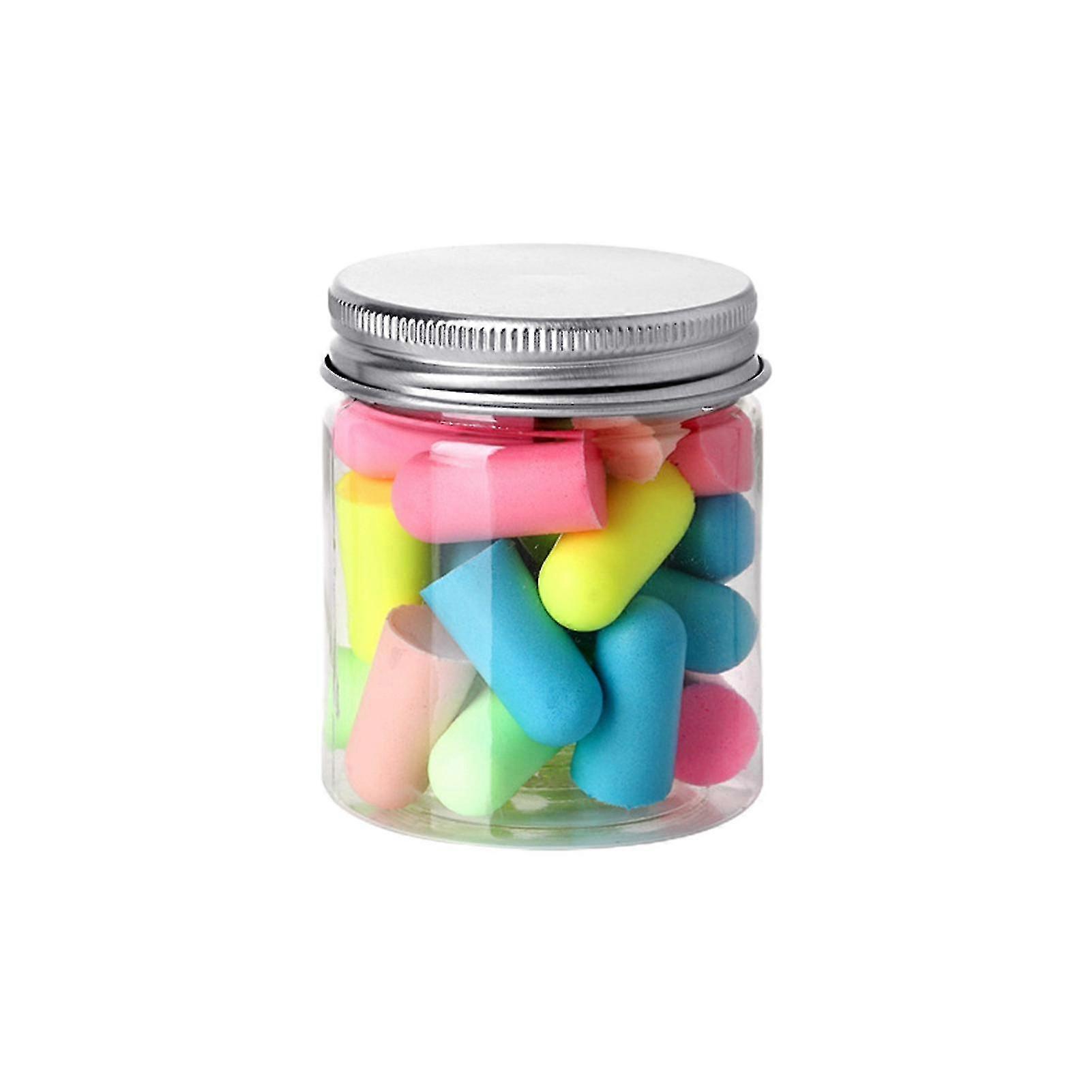 24/60/120pcs Work Noise Cancelling For Sleeping Slow Rebound Ear Plugs Reusable Xixi