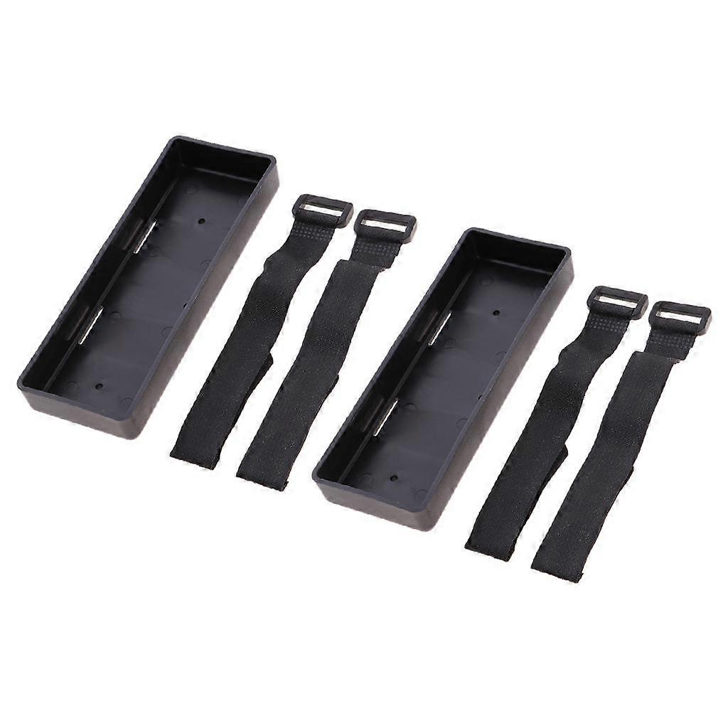 2x Plastic Battery Box Tray for 1/10 1/8 RC Crawler Axial SCX10 RC4WD D90