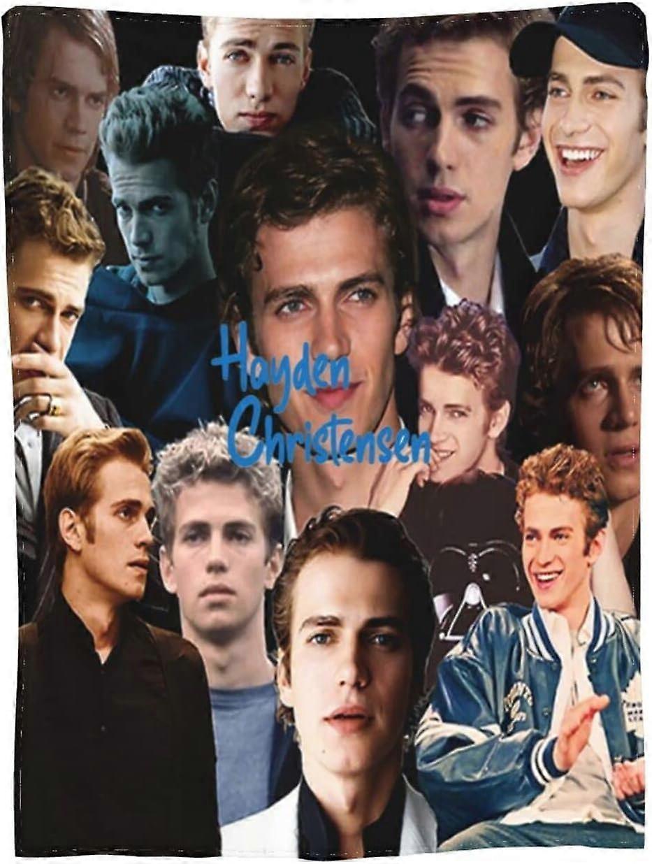 Fleece Throw Blanket for Couch Sofa or Bed, Hayden Hai Chris-tensen Soft Fuzzy Plush Blanket,Super Cozy and Comfy for All Seasons