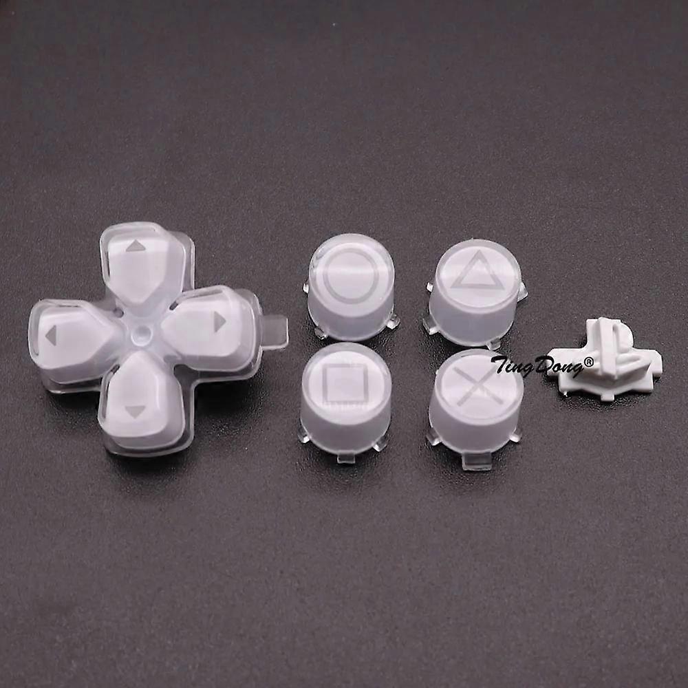 For PS5 Controller Replacement Dpad & ABXY Jelly Buttons Trigger Keys Repair Part Home Button Return Back Power Switch Key