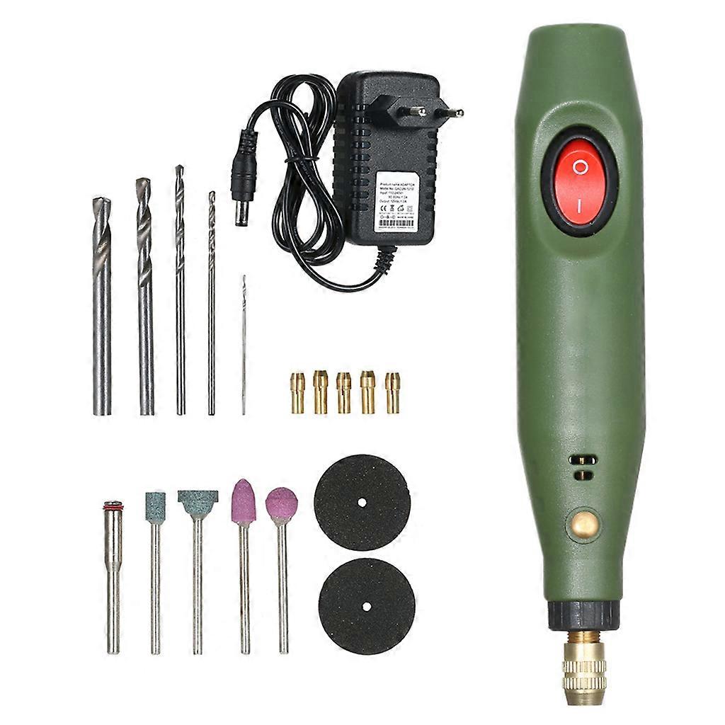 Portable Handheld Mini Electric Drill Set DIY Crafts Grinding Polishing Tools