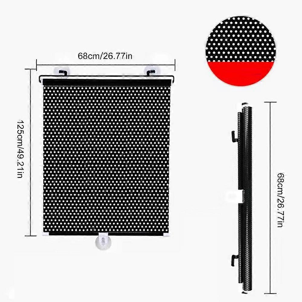Retractable Car Windshield Sun shade Car Window Sun Protector UV Blocking High Quality PVC Sun Mesh Summer Protection Universal