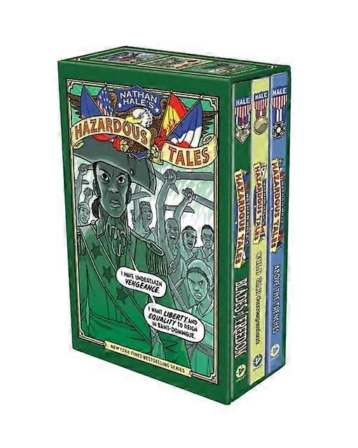 Nathan Hales Hazardous Tales Fourth 3book Box Set by Nathan Hale Paperback Book