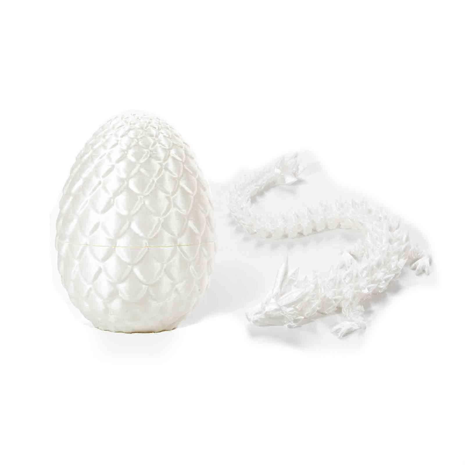 3Dプリントされたドラゴンインエッグ、フルアーティキュレーテッドドラゴンクリスタルドラゴンとドラゴンエッグ