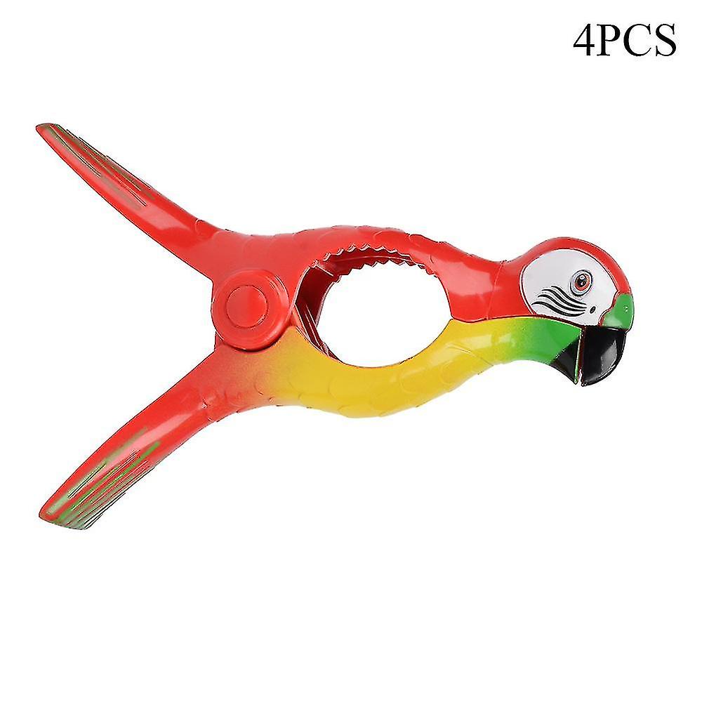 Söt handduk Klipp Beach Stol Rack 4-delar Set