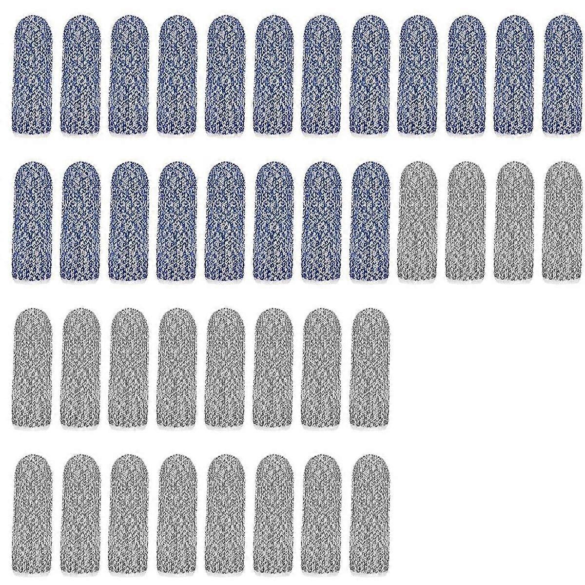 40 ks Finger Cots Chránič odolný proti proříznutí Konečky prstů Návlek na prsty Opakovaně použitelné kryty prstů Palec Prst