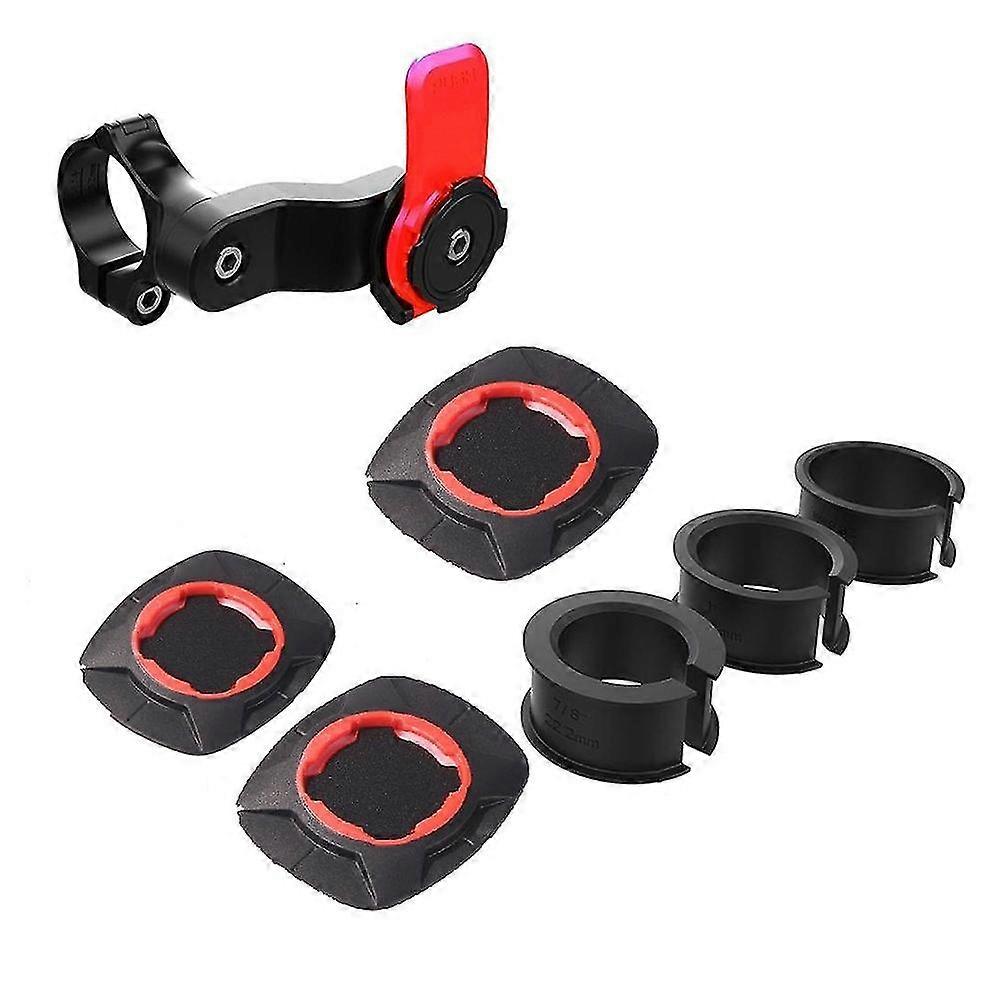Bike Scooter Navigation Phone Bracket Holder Adjustable Motorcycle Handlebar Stem Support Rack Cycling Red Set 2 Banmo