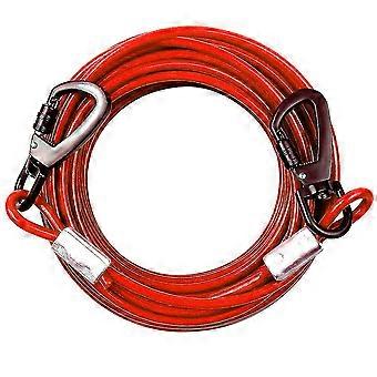 Dog Leash Run Trolley For Yard Outdoor Andcamping, Training Leash For Small To Medium Pets
