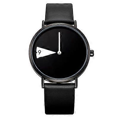 Reloj de moda Single Second Hand Quartz Waterproof Watch Belt Style-Brown