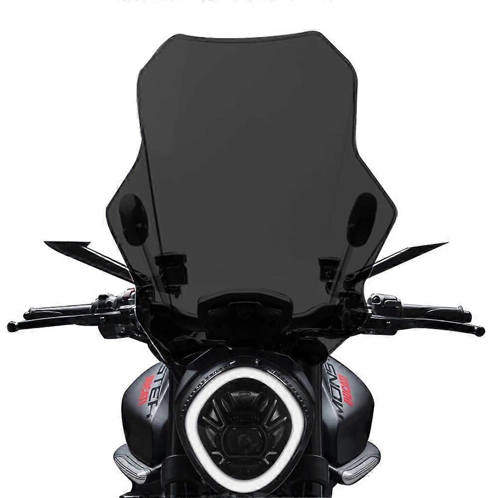 Suitable Front Windscreen Windshield Screen Wind Shield Deflector Protector For DUCATI MONSTER 937 950 SP 22mm 25mm 28mm handlebar