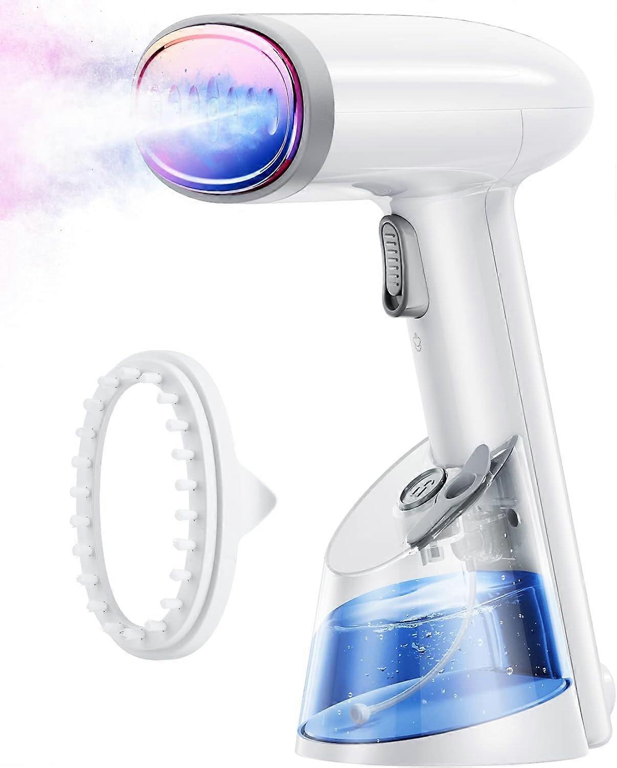 Podróżny generator pary 1200 W Przenośne podróżne żelazko do ubrań ze zbiornikiem na wodę o pojemności 250 ml, idealne do domu i podróży Podróżny generator pary Biały