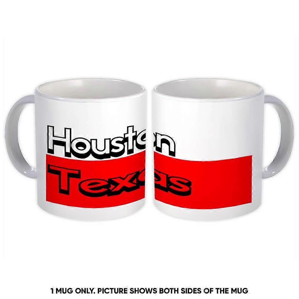 Gift Mug: Houston Texas Rectangle