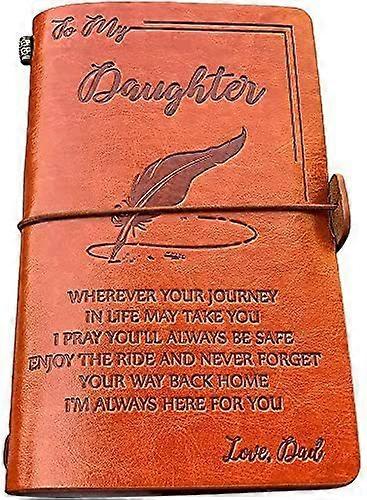 A6 Leather Writing Journal Notebook
