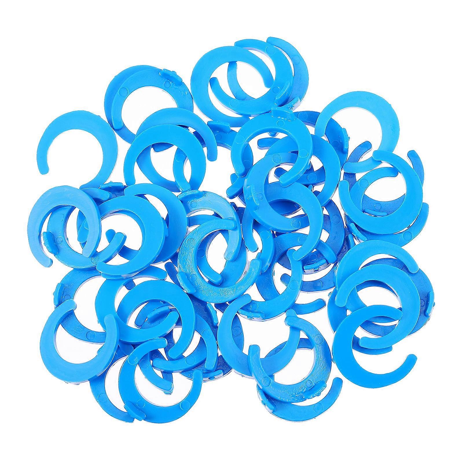 100 Pcs Connetix Water Filter Fittings Locking Clips Clamps Quick Connector Locking Clamps Go-parts