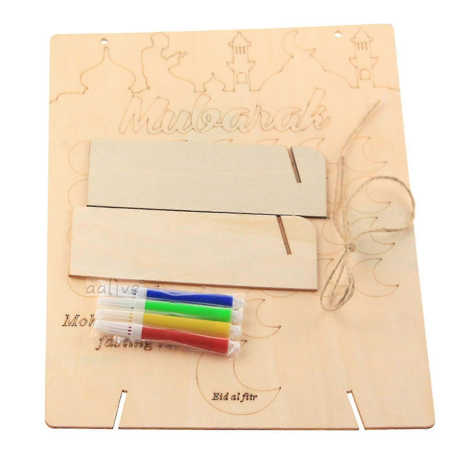 1 sett attraktiv nedtelling kalender solid farge advent