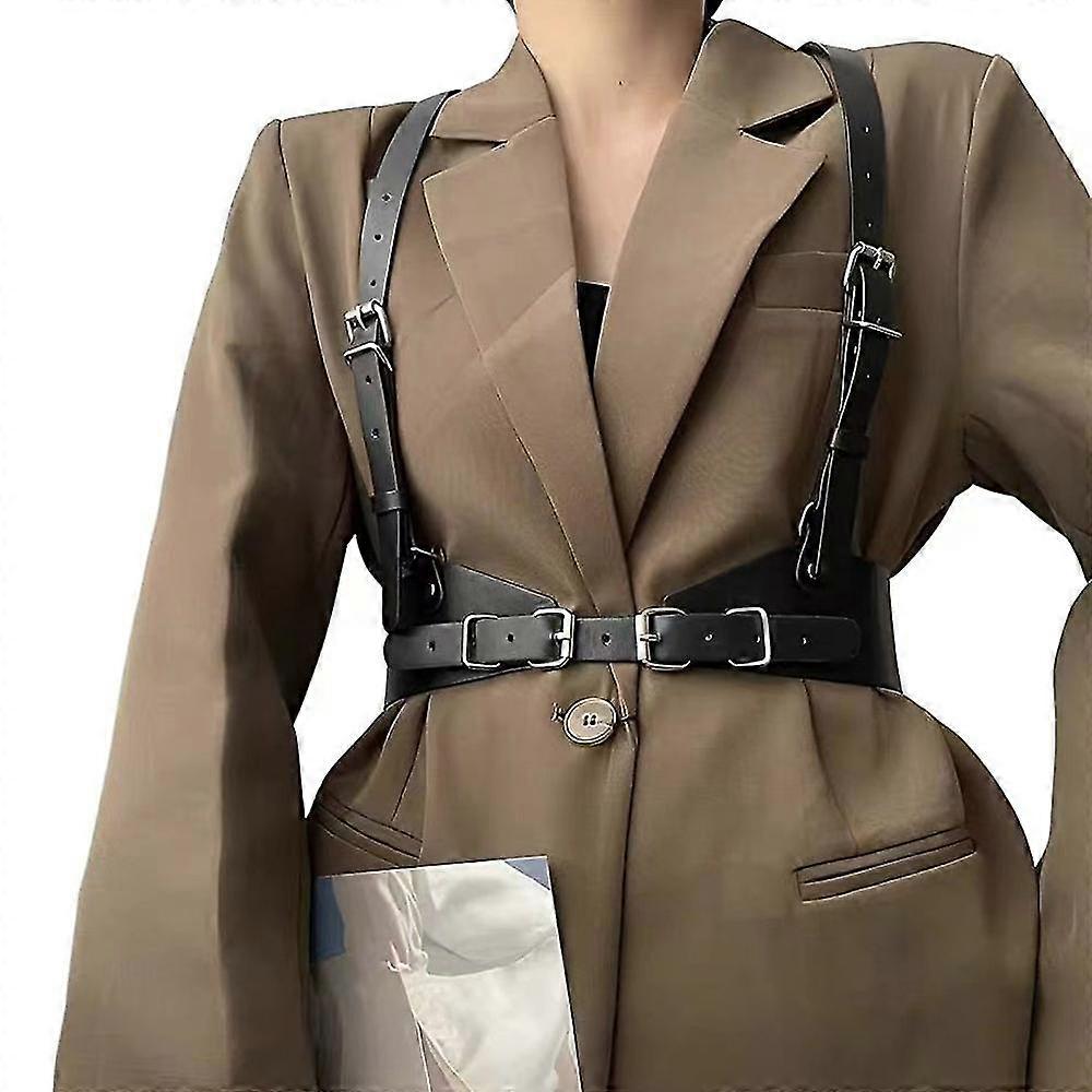 المرأة الجسم بو الجلود تسخير، الشرير حزام نحيف الجسم قابل للتعديل Suspender للفساتين، الجسم مشد الملحقات