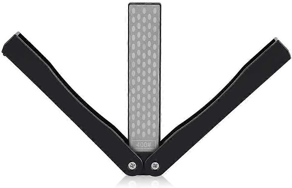 400/600 Grit Double Sided Diamond Sharpening Stone Folding Knife Sharpener Pocket Whetstone