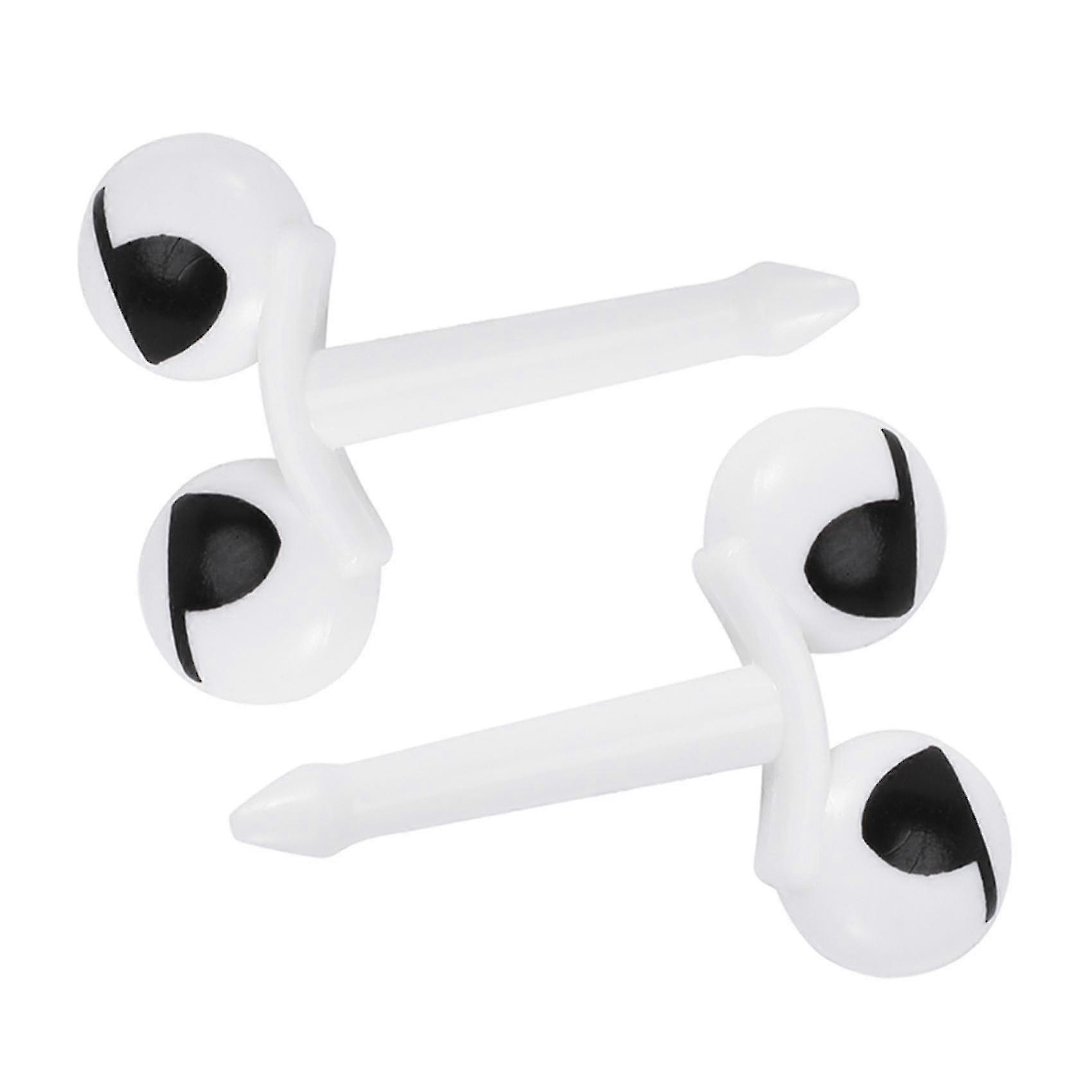 10pcs / Set Mini Eye Fruit Fork Reusable Plastic Fruit Fork Decorative Sticks Children Lunch Bento