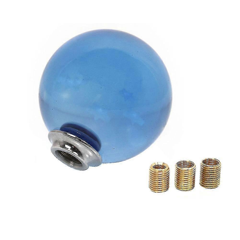 Interior Front Round Ball Shift Knob With Adapter For Manual Car Lightweight