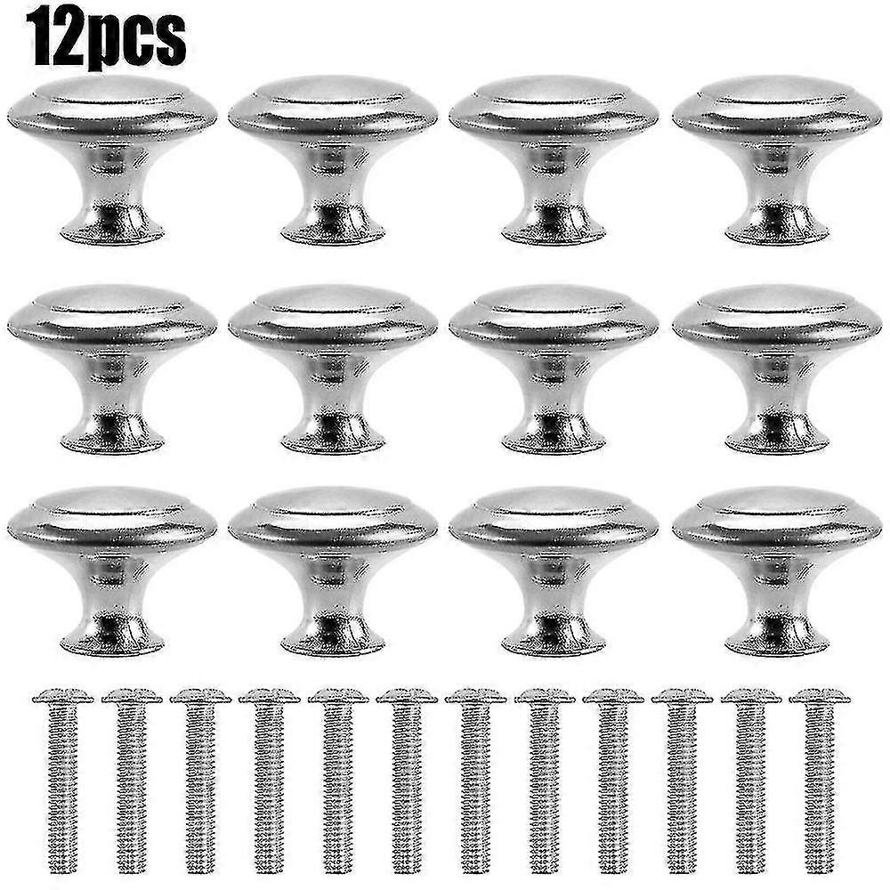 Inox Door Knobs Cabinet Board Sertar Mobilier 1/12pcs