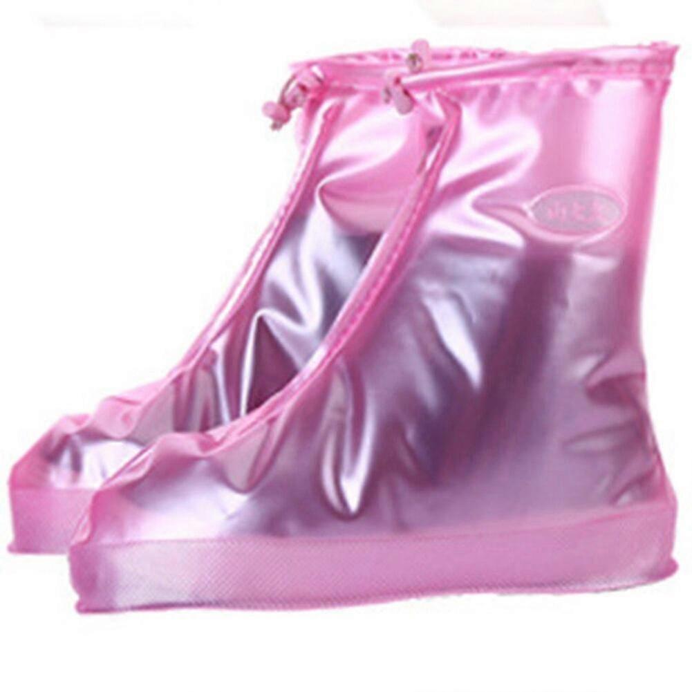3pcs Waterproof Shoe Covers Rain Shoes Cover Pvc Protector Shoes Boot Cover For Unisex Kids