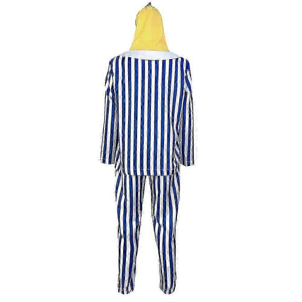 Bananas In Pyjamas Costume Adult Blue White Yellow