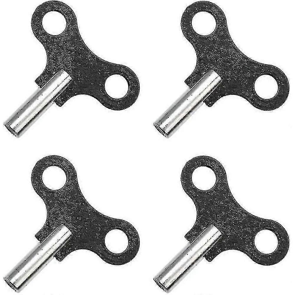 Wind Up Clock Key. Mechanical Clock Key Universal Clock Key Winding Tool (black) (4pcs) A