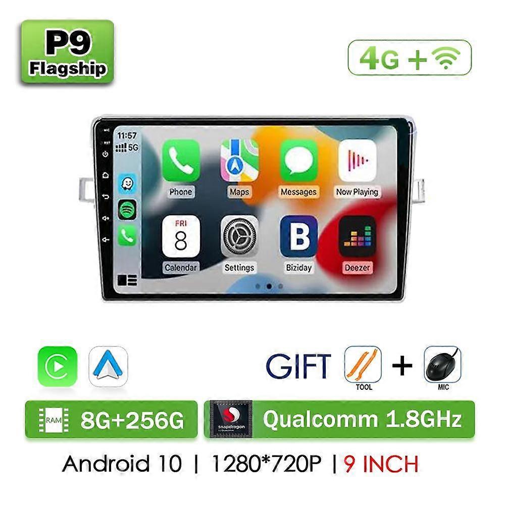 Fazy Android 12 Car Radio For Toyota Verso R20 2009-2018 Wireless Carplay Multimedia Player Gps Navigation Stereo Head Unit 2din