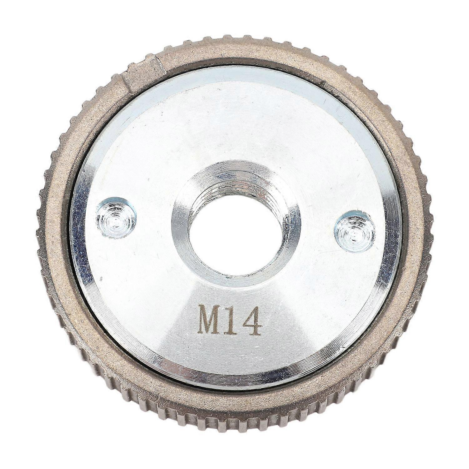 Angle Grinder Pressure Plate Replacement M14 Thread Quick Release Self Locking Flange Clamping Nut S