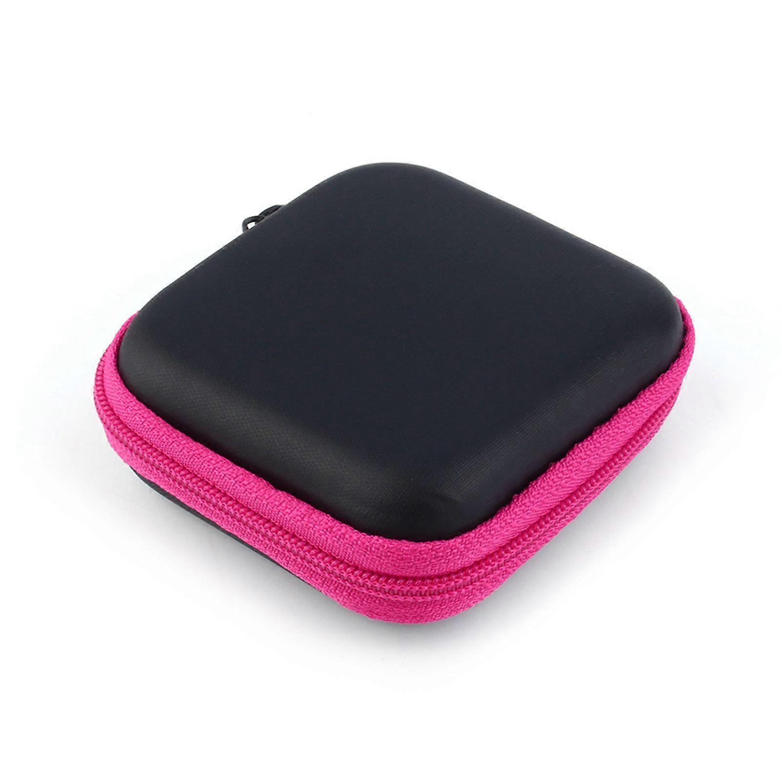 ハードケース収納ポーチバッグSD TFカードイヤホンヘッドフォンイヤフォン用ジッパー付き