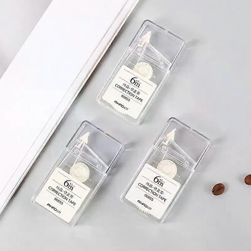 Quick Dry Correction Tape Simple Style Roller White Out Easily School Stationery