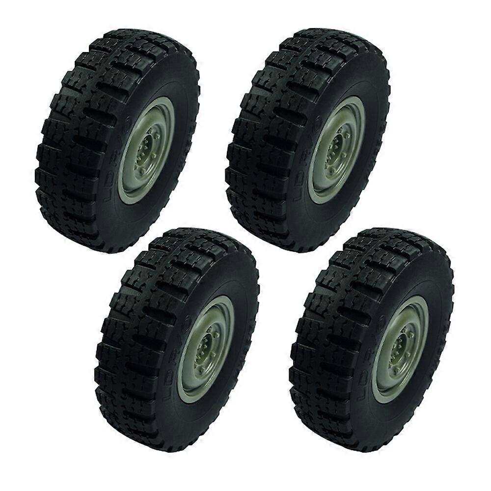 4PCS LDR/C LDP06 1/12 Unimog RC Car Spare Tires Wheels L0049G L0049Y Vehicles Models Parts Accessori