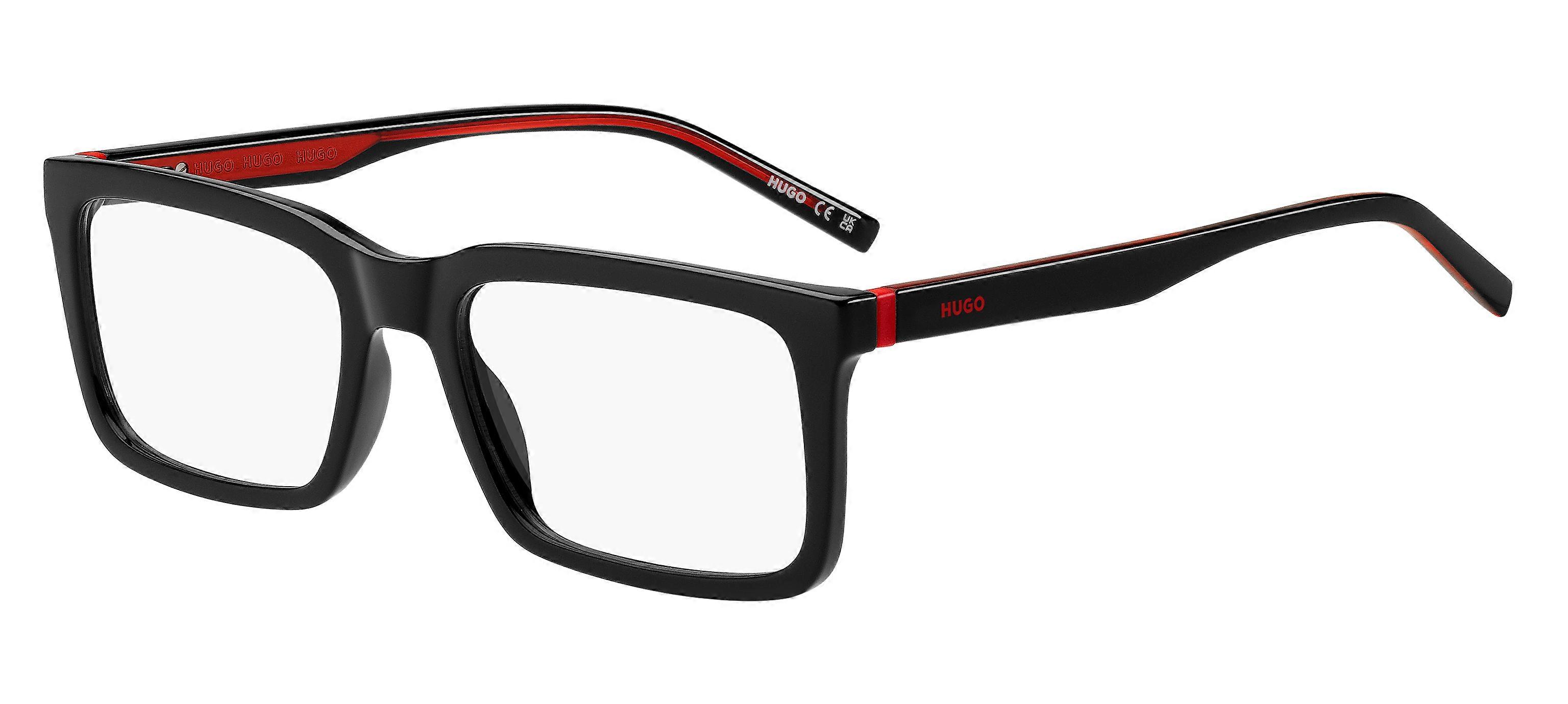 Eyewear Frames HUGO HG 1317 807 BLACK 55/19/145 MAN