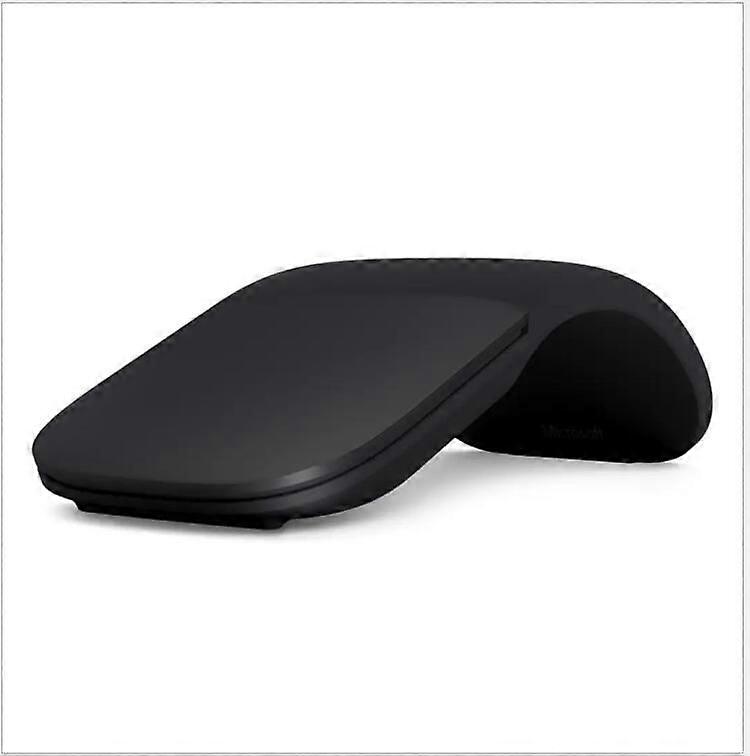 Bluetooth 4.0 /5.0 Folding Wireless Mouse Arc Touch Roller Computer Silent Mouse Ergonomic Slim Laser Mice For Microsoft Surface Black