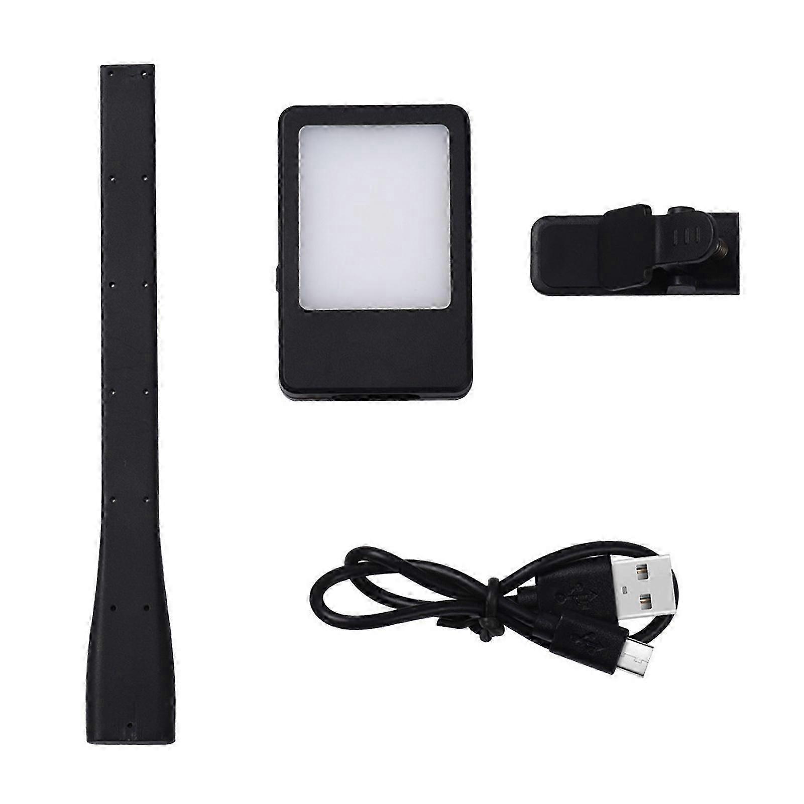 Rechargeable Mini Books Light Clip on Eyecare Warm Reading Lights for Bedside Study