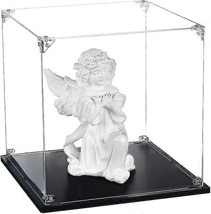 Acrylic Display Case Clear Acrylic Display Box for Figures Alternative Clear Display Box Square Display Case for Collectibles Figures Models Organizin