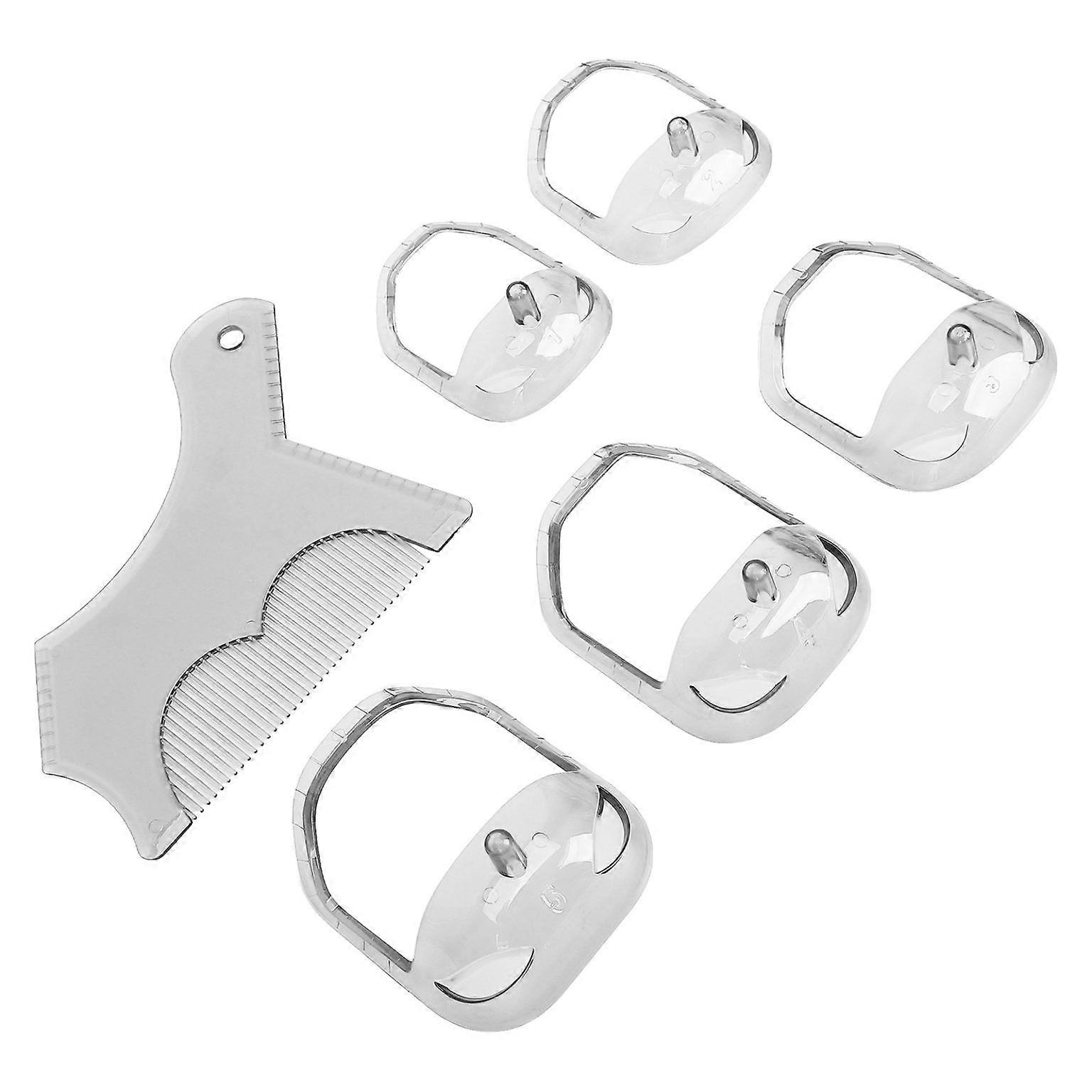 Men's Beard Shaping Tool with Comb - Perfect for Styling and Grooming