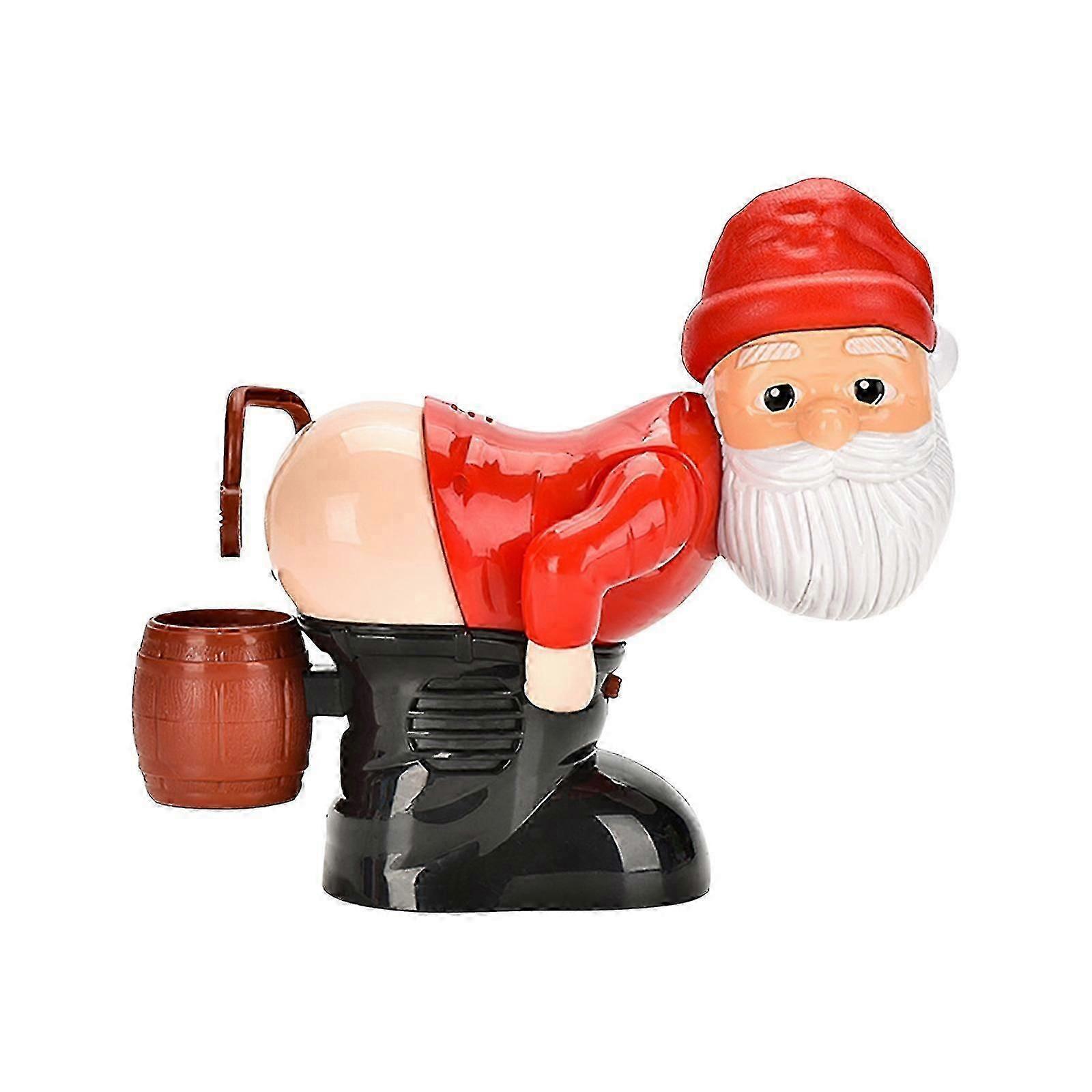 2023 Christmas New Automatic Bubble Machine With Lights, Music, Funny Santa Claus Bubble Toys (60ml Bubble Solution)